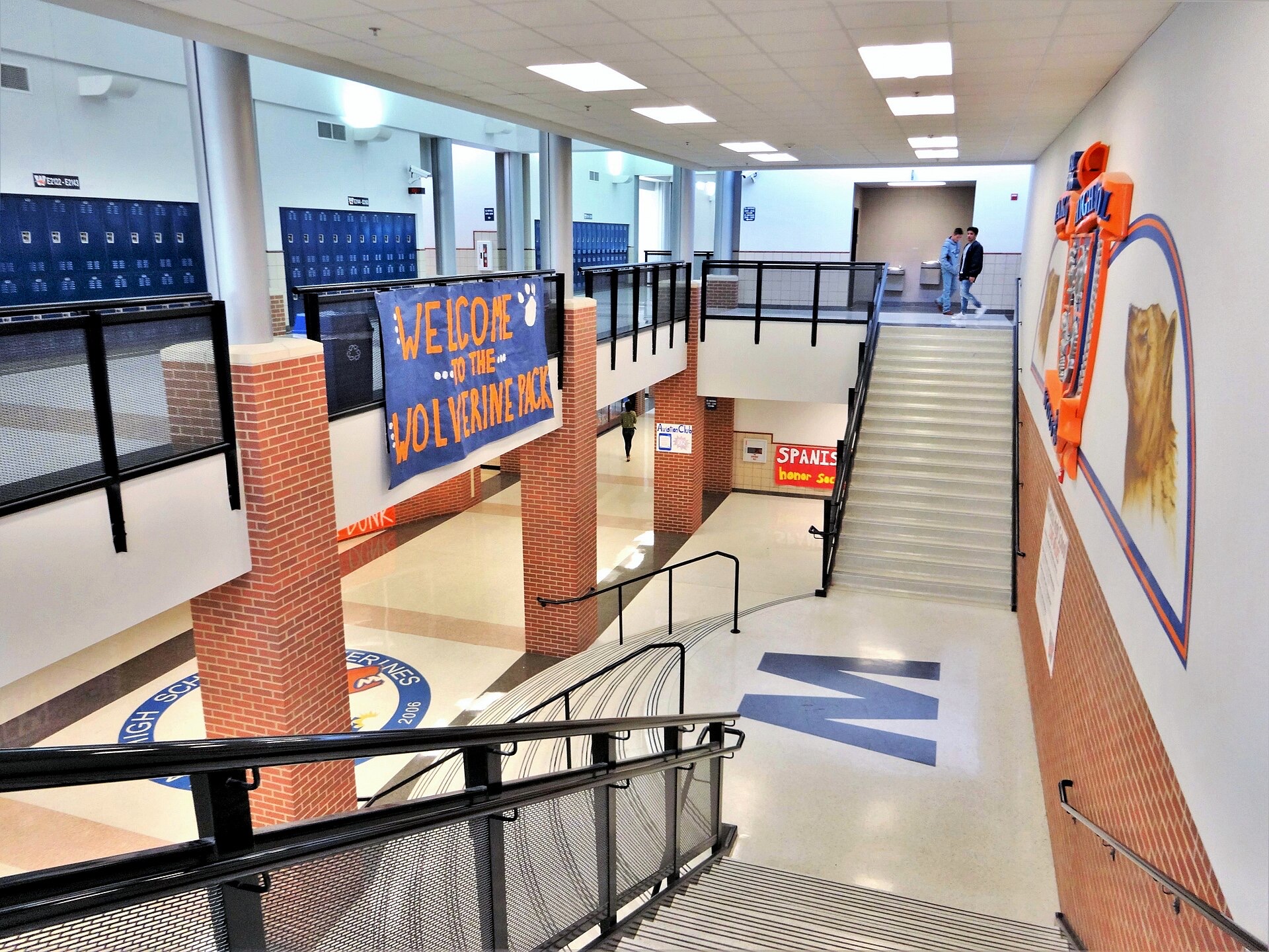 Justin Wakeland High School building in Frisco, Texas