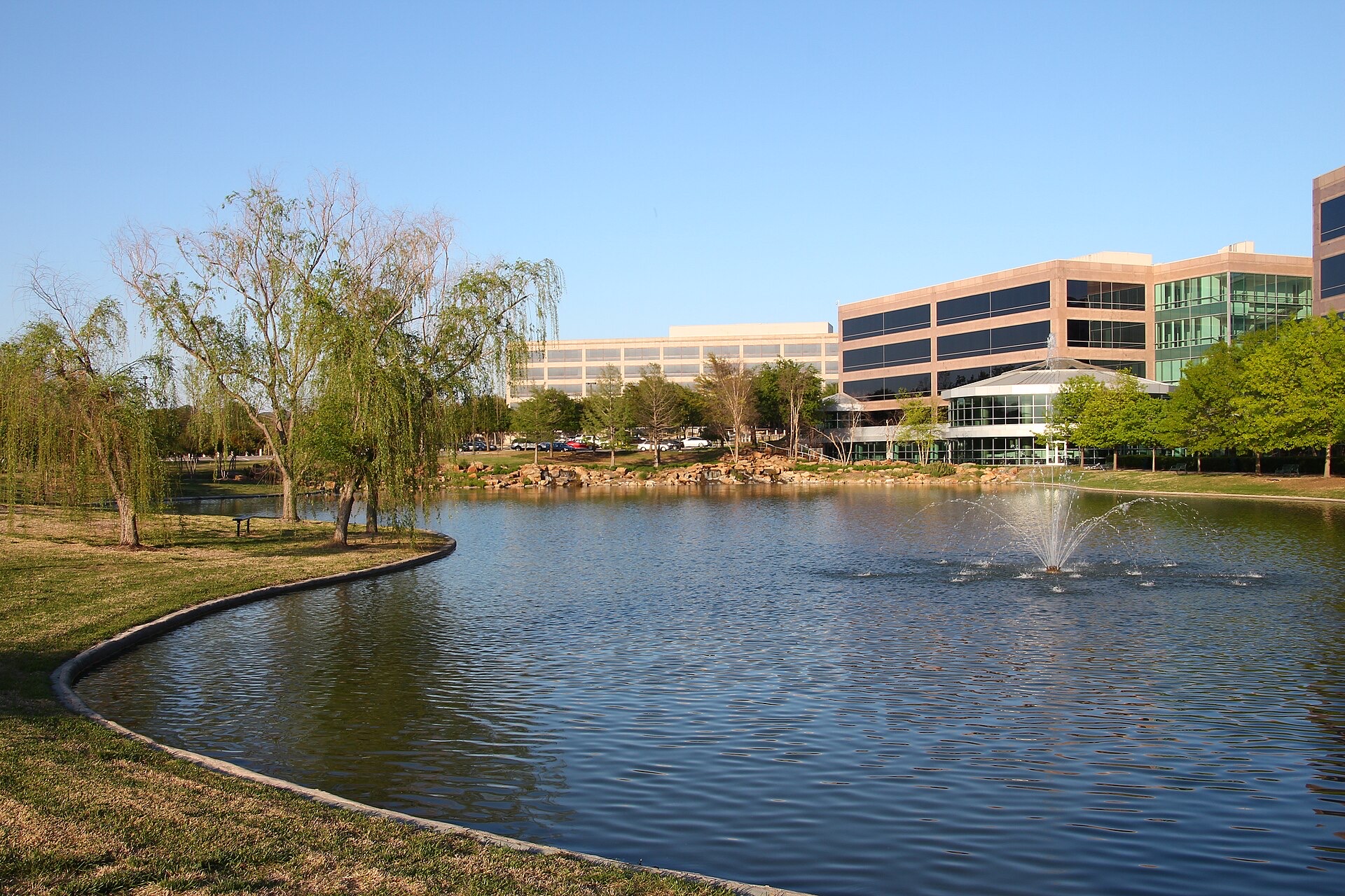 A corporate office building in Plano, Texas