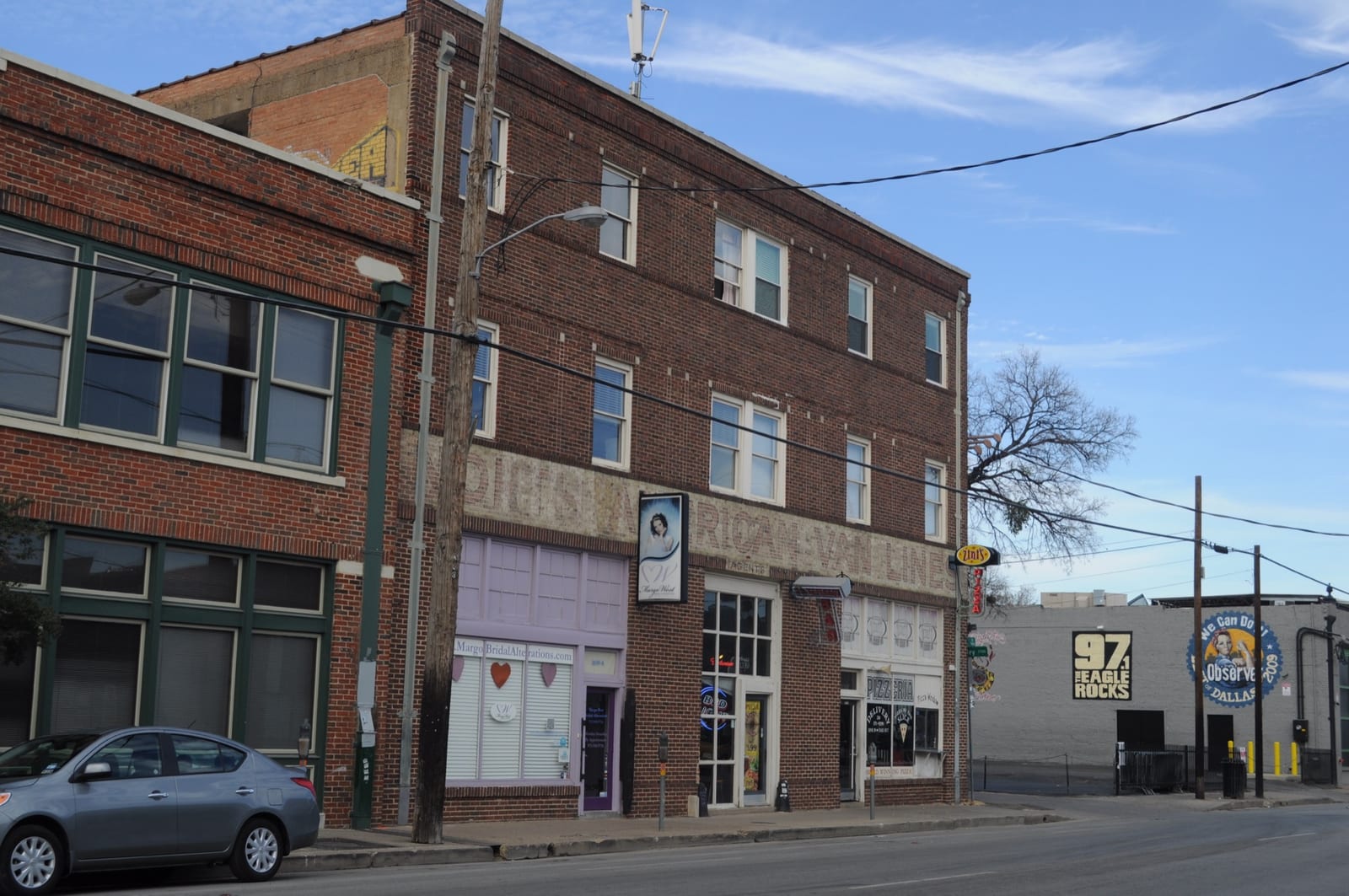 Elm Street in the Deep Ellum entertainment district, Dallas
