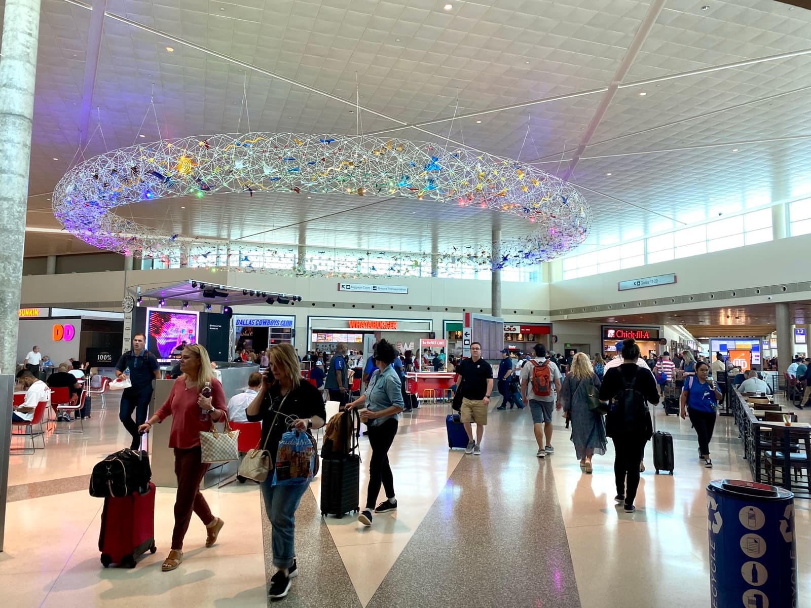 The main terminal at Dallas Love Field Airport