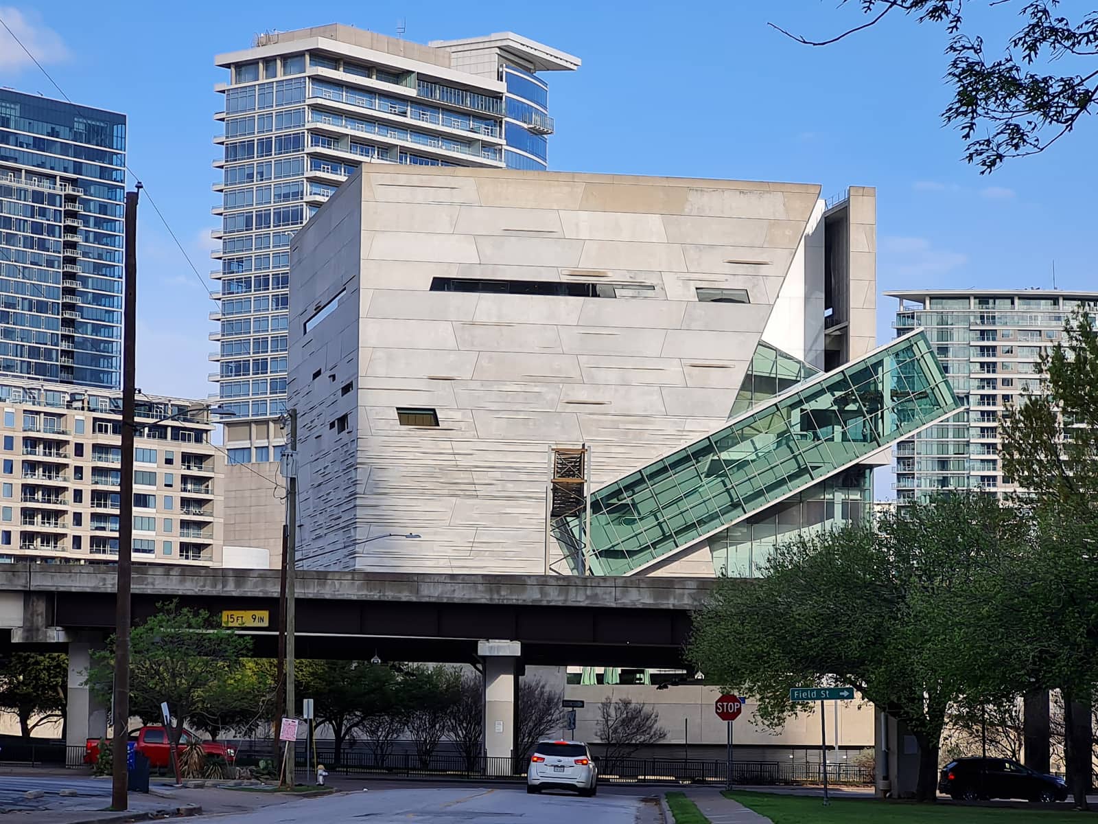 Exterior of the Perot Museum of Nature and Science in Dallas