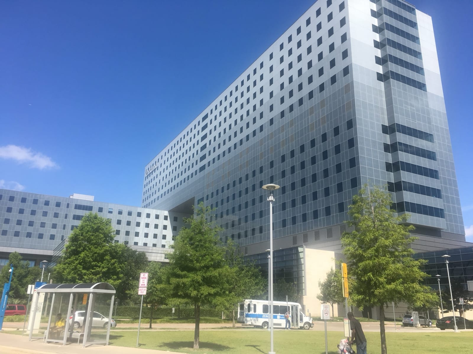 Parkland Memorial Hospital in the Dallas medical district