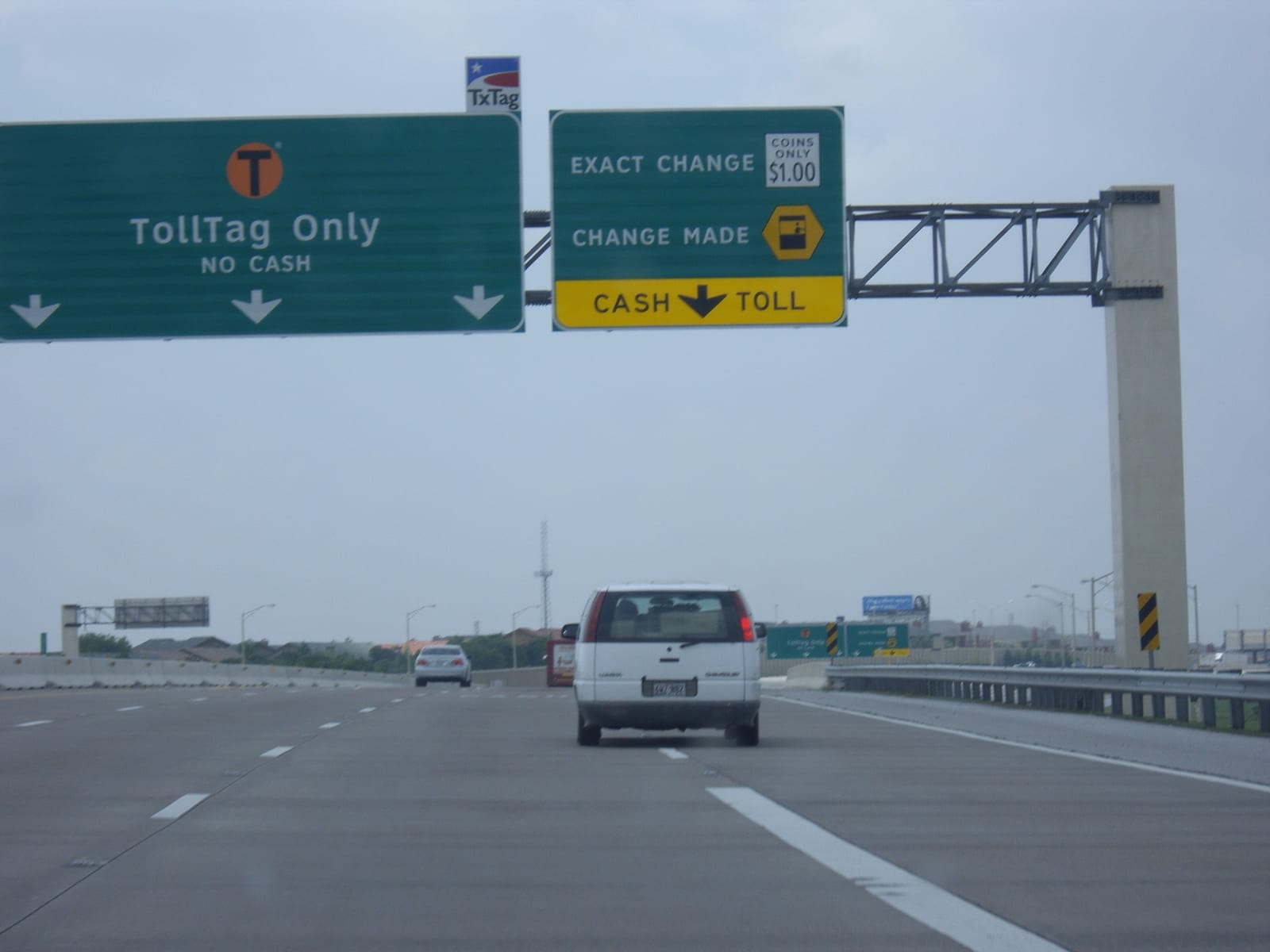 The President George Bush Turnpike toll road in the Dallas suburbs